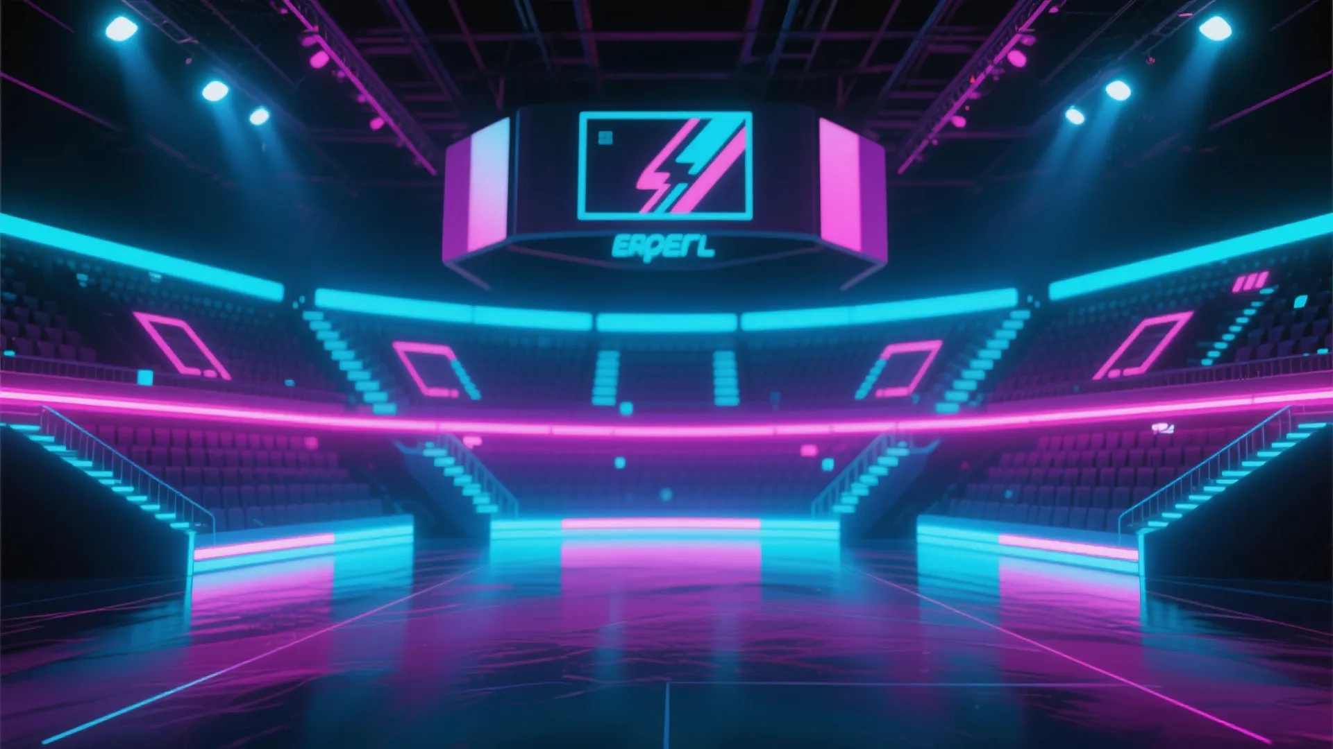 电竞赛场背景